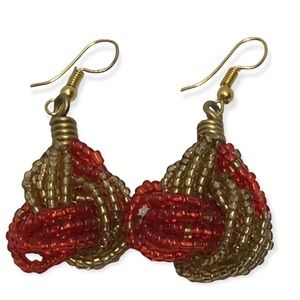 African Handmade Hypoallergenic Beaaded earrings